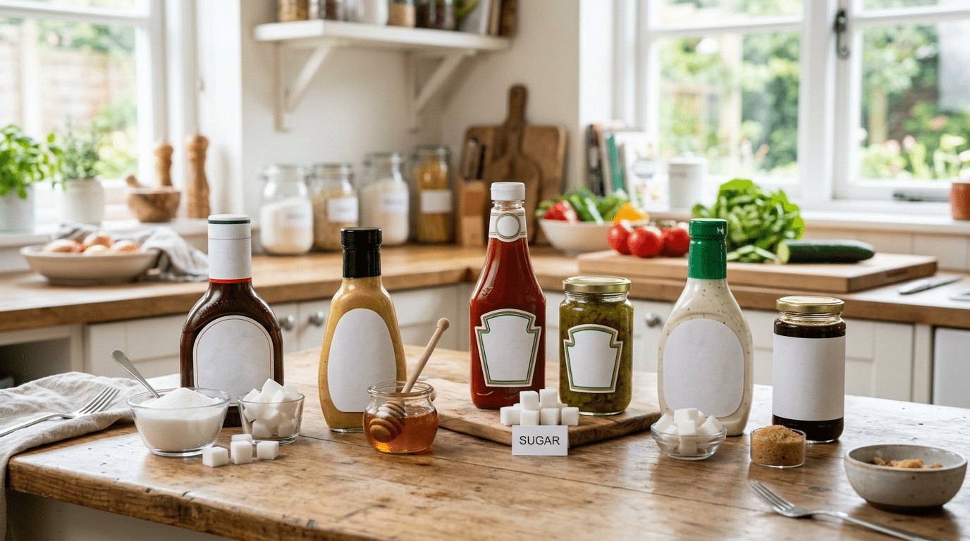 Hidden Sugars in Savory Condiments and Salad Dressings